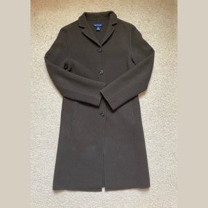 Ann Taylor Full Length Wool Trenchcoat - XS